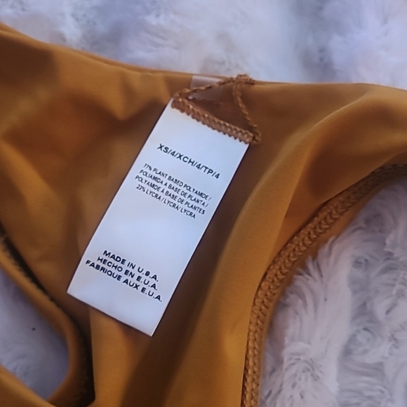 Vitamin A California Cut Bikini Bottom Marigold - Picture 5 of 8